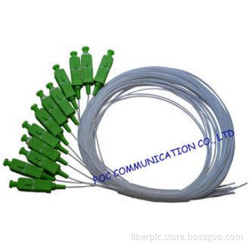 Simplex Fiber Optic Pigtail SC / APC  SM G.657A2 , Bend Ins